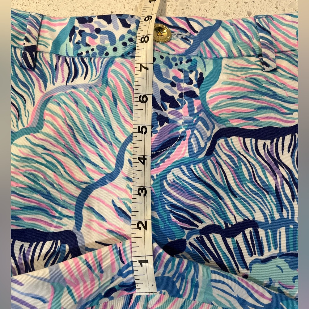 Lilly Pulitzer Callahan Stretch Shorts Fishful Thinking Size 8 NWT - Picture 10 of 13
